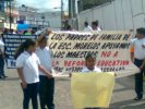 Manifestación en Agua Dulce Veracruz